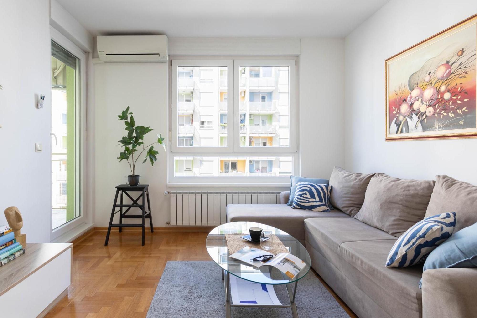 Sunny 1Bdr With Balcony & Parking Apartment Zagreb Exterior photo